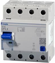 Doepke DFS 4 A Fehlerstromschutzschalter, Typ A, 4-Polig