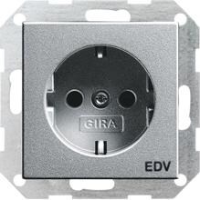 Gira 045826 SCHUKO-Steckdose 16 A 250 V~ mit Aufdruck „EDV”