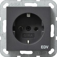 Gira 045828 SCHUKO-Steckdose 16 A 250 V~ mit Aufdruck „EDV”