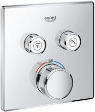 GROHE Grohtherm SmartControl Thermostat, mit 2 Absperrventilen, chrom (29124000)