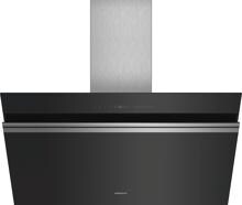 Siemens LC91KWV60 iQ700 A+ Kopffreihaube, 90 cm breit, Ab-/Umluft, Home Connect, Klarglas, schwarz bedruckt