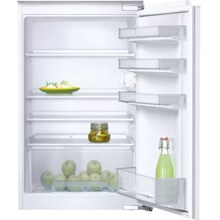 Neff K1515XFF1 N30 Einbau Kühlschrank ohne Gefrierfach, Nischenhöhe 88cm, Festtürtechnik, extra leise, Eierablage