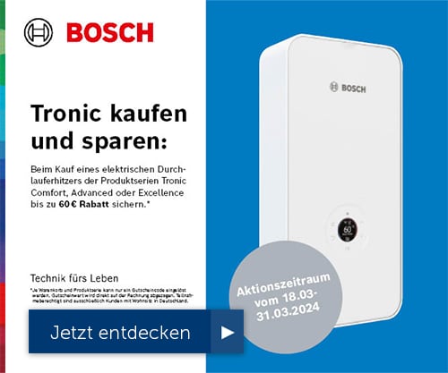 Bosch Tronic Rabattaktion